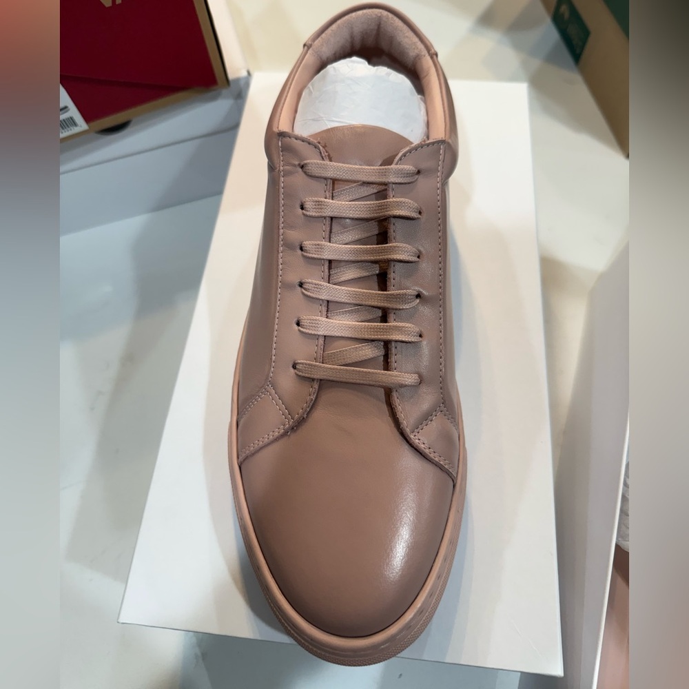 Men's Brown Leather Sneakers